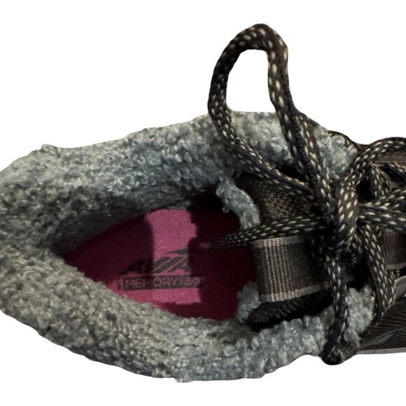 Avia Womens Memory Foam Athletic Shoes W/ Faux Fur Lining Black/Grey Size 8.5 - Picture 5 of 6